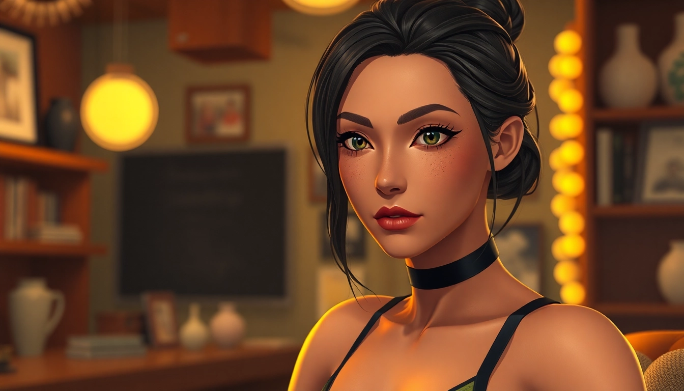 Detailed shot showcasing a realistic nsfw image generator producing vivid adult visuals with emotional depth and high detail, perfect for digital artists.