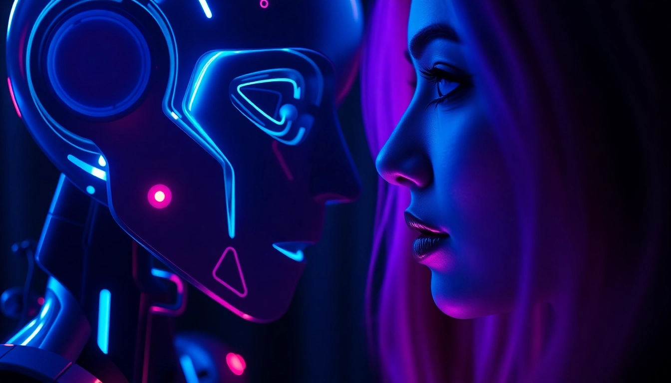 Engaging scene of a user chatting with a nsfw ai chat bot featuring bold visuals and suggestive dialogue, capturing unfiltered AI intimacy for adult audiences.