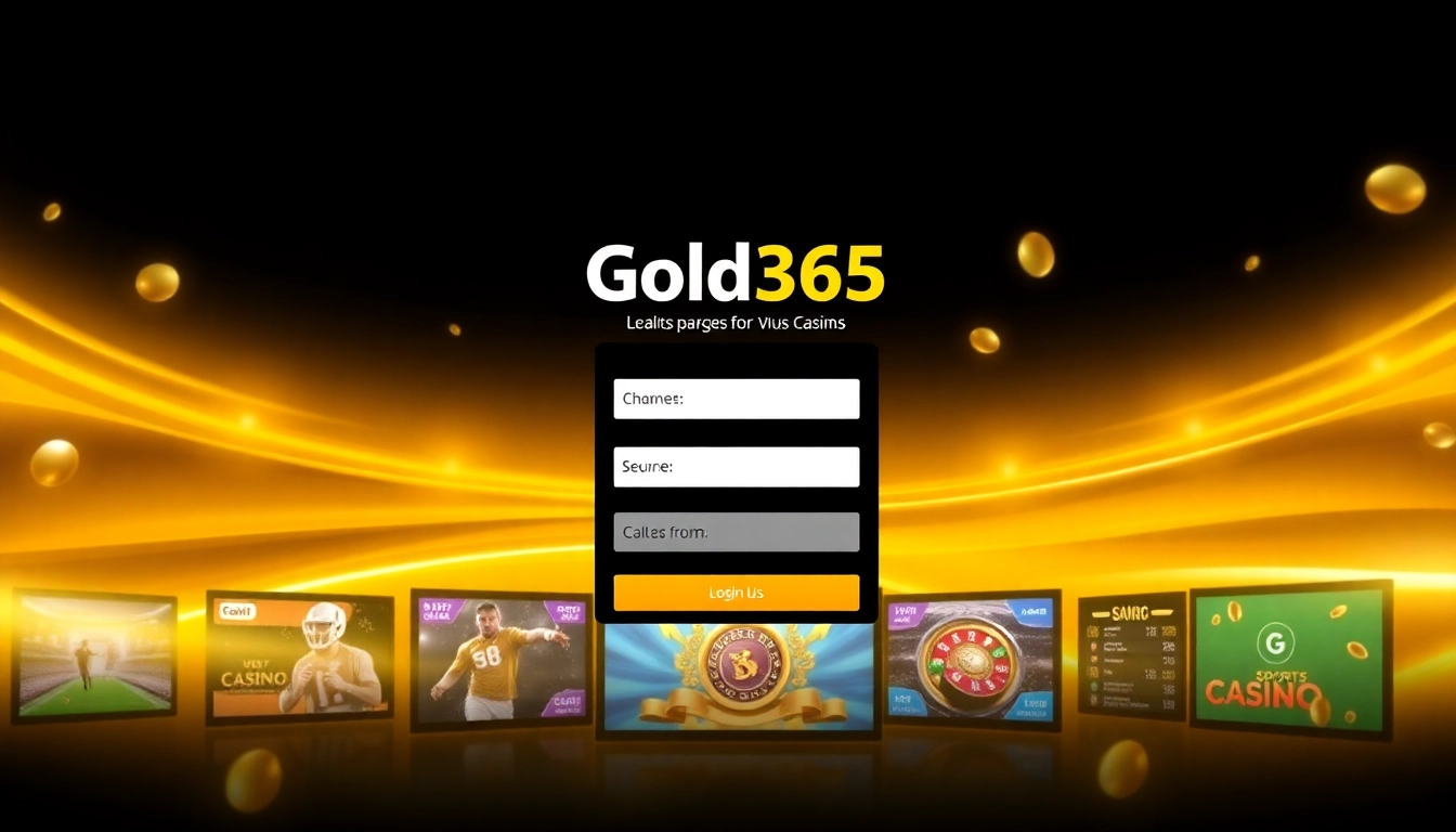 Gold365 login process showing a secure, easy-to-navigate betting platform with registered user credentials entering the interface for seamless access.
